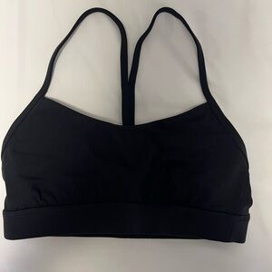 Lululemon Flo y bra in black, size 4
